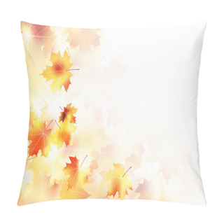 Personality  Beautiful Maple Leaves Forest. Plus EPS10 Pillow Covers