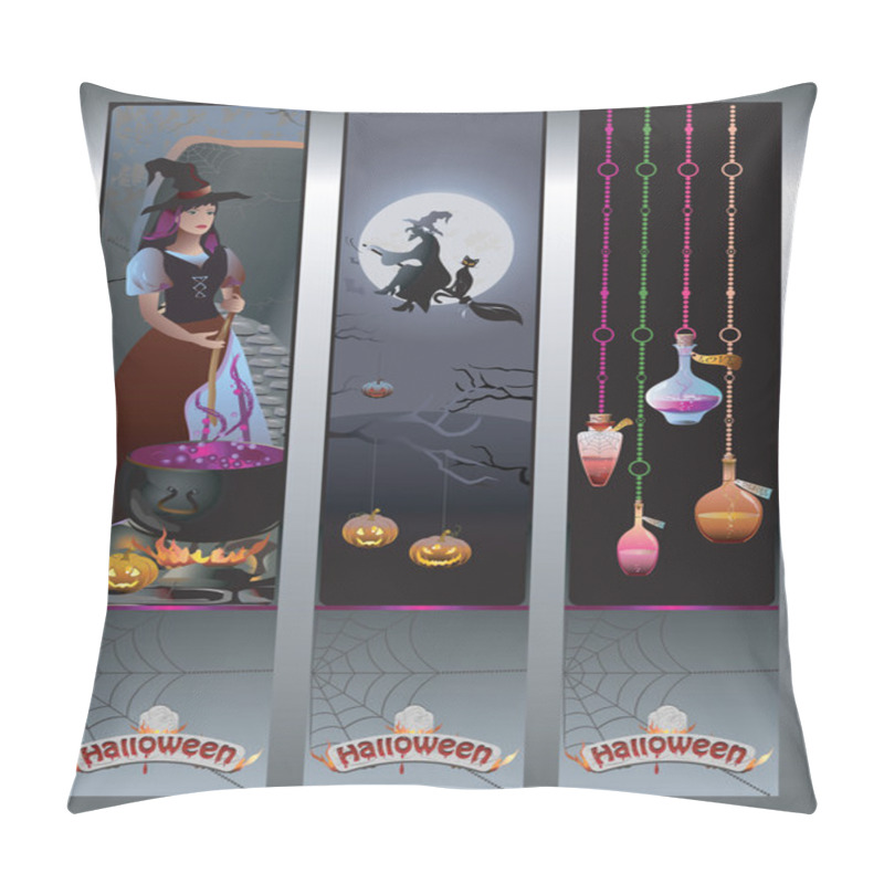 Personality  Halloween Banners Pillow Covers
