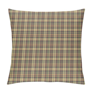 Personality  Tartan Vector Seamless  Pattern. Pillow Covers