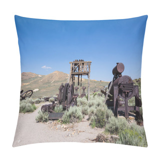 Personality  Bodie Ghost Town In California, USA. Pillow Covers