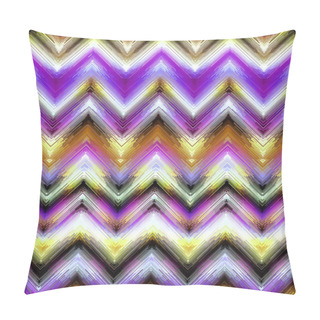 Personality  Geometric Abstract Pattern In Low Poly Style. Pillow Covers