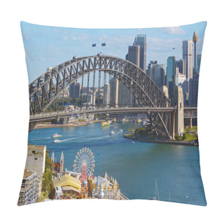 Personality  Panoramic View Of Sydney Skyline Pillow Covers