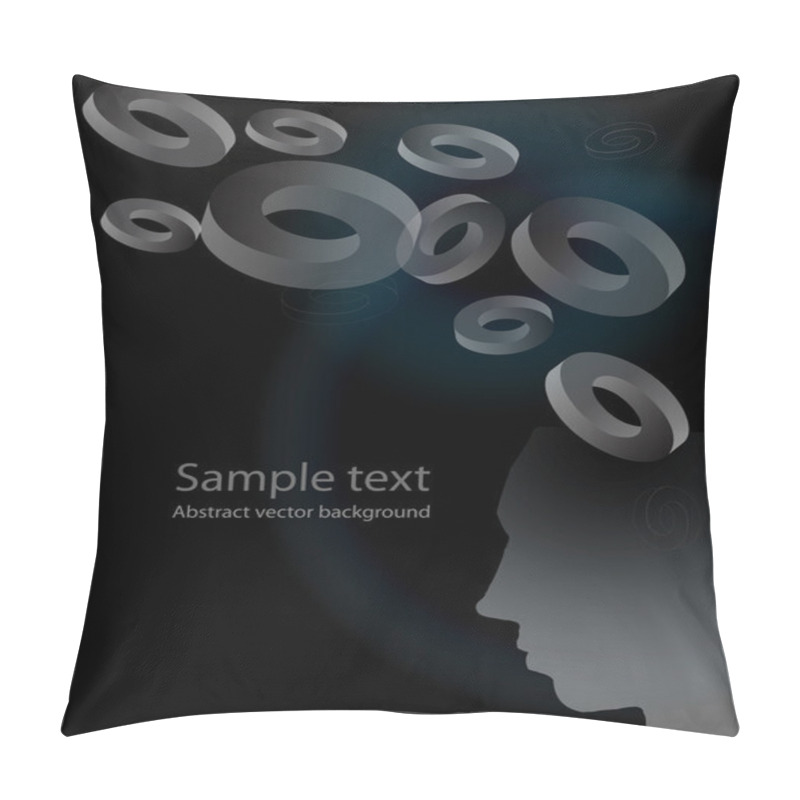 Personality  Abstract geometric background. Vector illustration. pillow covers