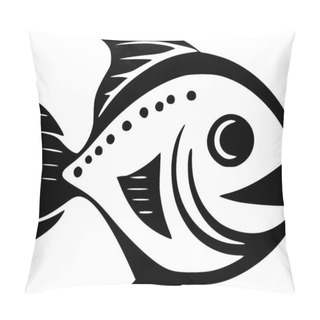 Personality  Fish - High Quality Vector Logo - Vector Illustration Ideal For T-shirt Graphic Pillow Covers