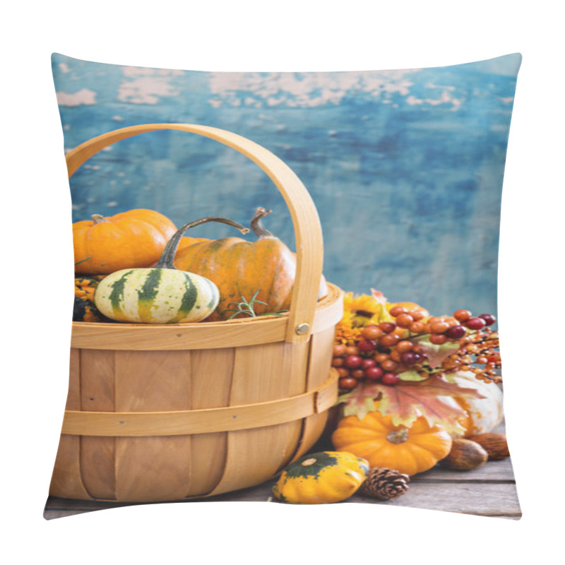 Personality  Pumpkins and variety of squash pillow covers