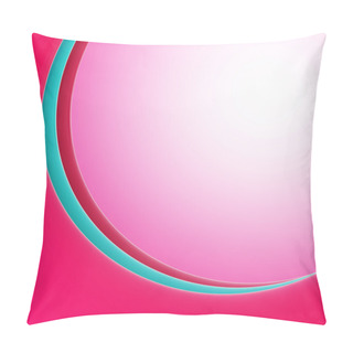 Personality  Curved Ark Like Light Background Design Template Pillow Covers