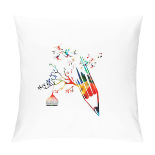Personality  Colorful Pencil Tree  Pillow Covers