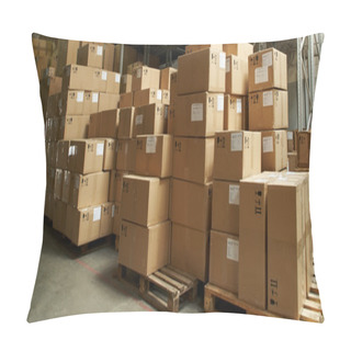 Personality  Catron Boxes In Warehouse Pillow Covers