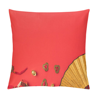 Personality  Oriental Fan And Decorations Pillow Covers