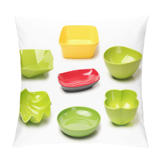 Personality  Plastic Empty Bowls Pillow Covers
