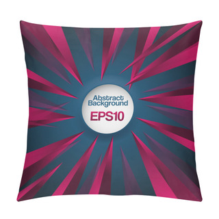 Personality  Abstract Vector Background. Vector Illustration  Pillow Covers