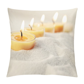 Personality  Tea Light Candles In Sand Pillow Covers