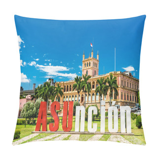 Personality  Asuncion Welcome Sign In Paraguay Pillow Covers