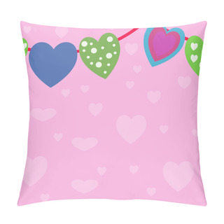 Personality  Heart Garland Pillow Covers