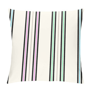 Personality Seamless Vertical Stripes Pattern Pillow Covers