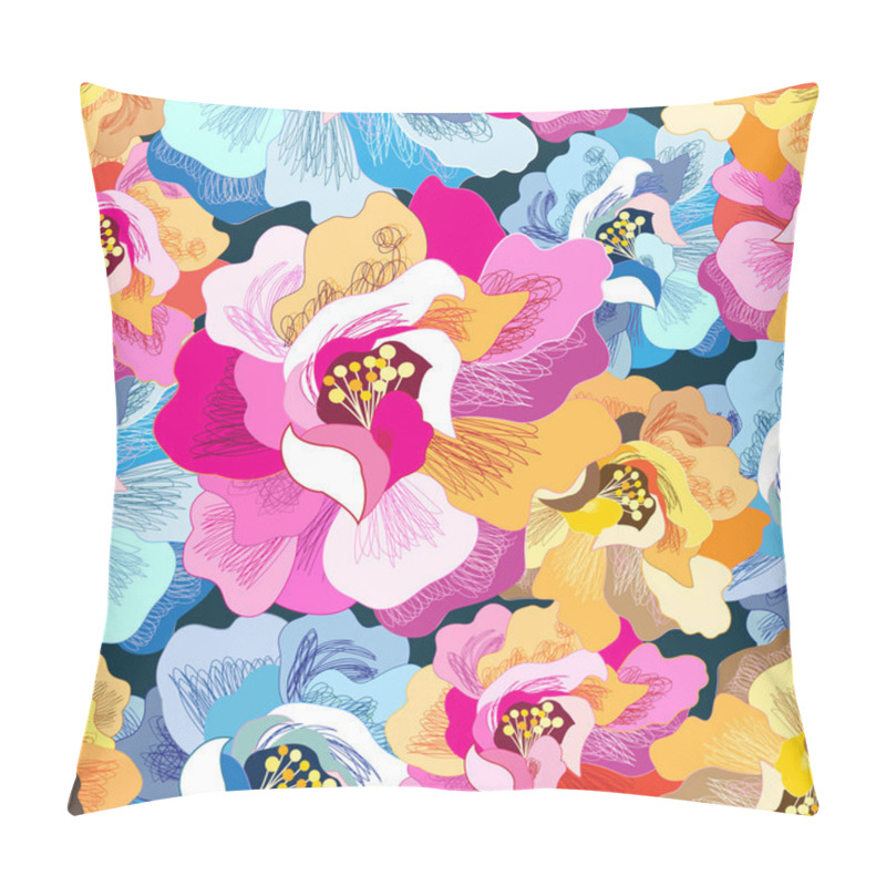 Personality  floral pattern pillow covers