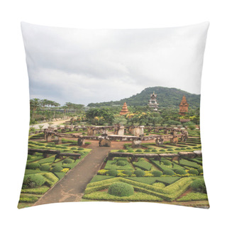 Personality  Thailand And England Salisbury, London Rock Architecture Horticulture And Architectural Historical Garden Botanical Landscape Design Pillow Covers