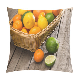 Personality  Citrus Fruits In Basket  Pillow Covers