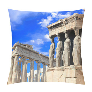 Personality  Caryatids, Erechtheion Temple Acropolis Pillow Covers