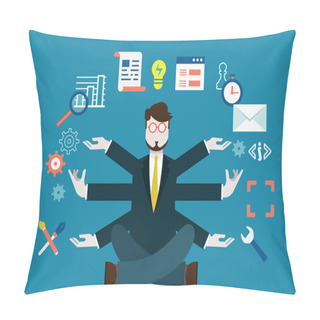 Personality  Human Resources And Self-development. Modern Business Pillow Covers