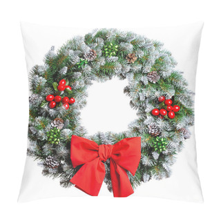 Personality  Christmas Wreath Pillow Covers
