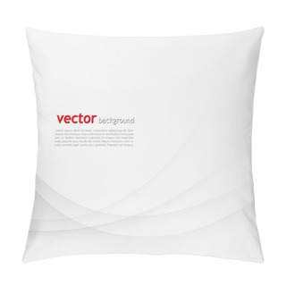 Personality  White Elegant Business Background. Pillow Covers