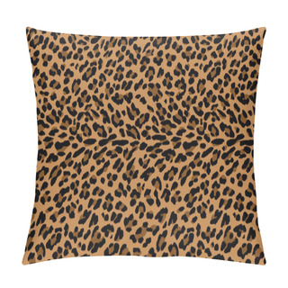 Personality  Natural Fur Leopard Print. Pillow Covers