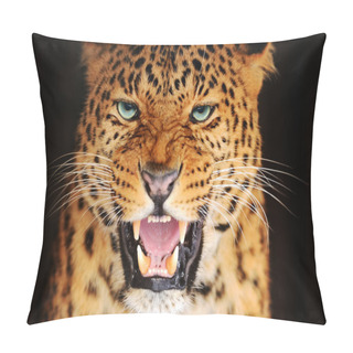 Personality  Portrait Leopard Pillow Covers