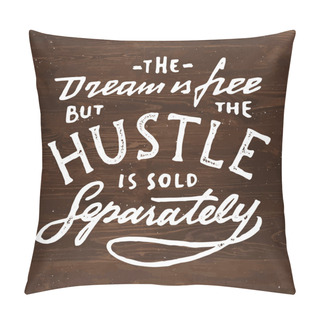 Personality  Vintage Hand Lettered Textured Quote Pillow Covers