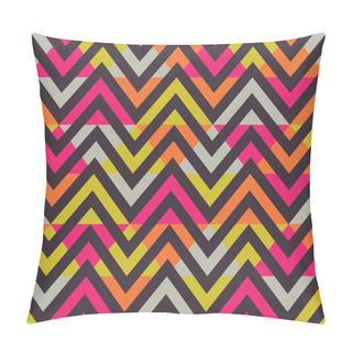 Personality  Ethnic Zigzag Pattern Background Pillow Covers