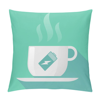 Personality  Long Shadow Mug With A Battery Pillow Covers