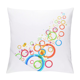 Personality  Abstract Colorful Background. Vector. Pillow Covers