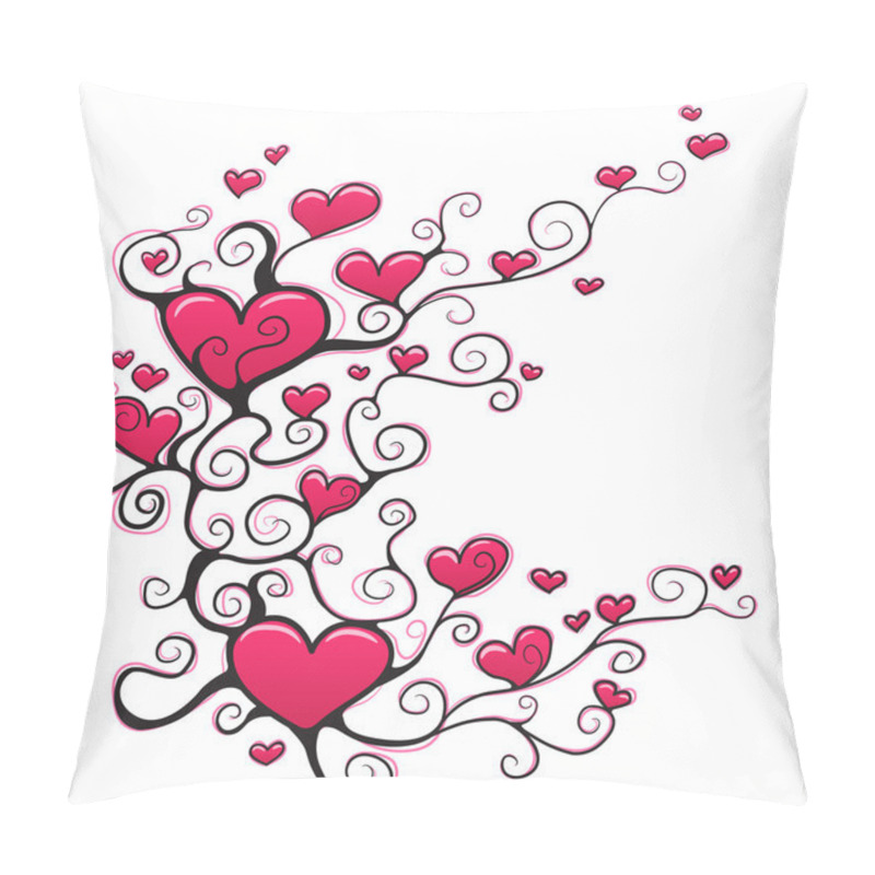 Personality  Heart ornament design pillow covers