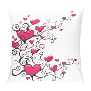 Personality  Heart Ornament Design Pillow Covers