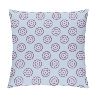 Personality  Vector Cute Blooming Flowers Seamless Pattern Pillow Covers