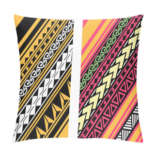Personality  Samoan Digital Paper Vector, Polynesian Pattern Print, Pattern Scrapbook Backgrounds, Samoa Print Art Pillow Covers