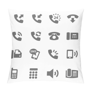 Personality  Phone Icons Pillow Covers