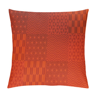 Personality  Japanese Pattern Japanese Paper Pattern Background Pillow Covers