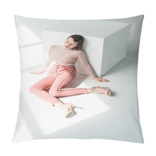 Personality  Attractive Vintage Styled Girl Pillow Covers