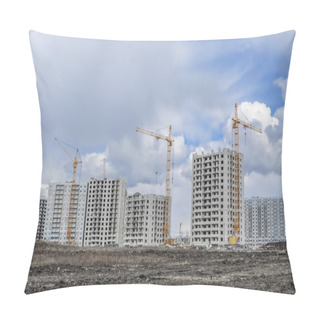 Personality  Housing Development And Crane Pillow Covers