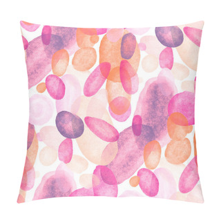 Personality  Watercolor Abstract Seamless Pattern. Creative Texture With Bright Abstract Hand Drawn Elements. Abstract Colorful Print. Pillow Covers
