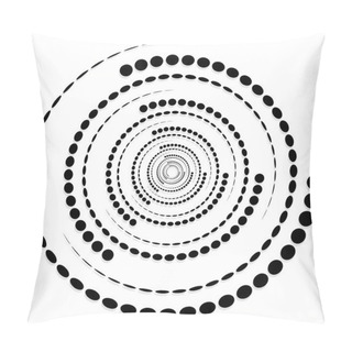 Personality  Circular Dotted Shape Pillow Covers