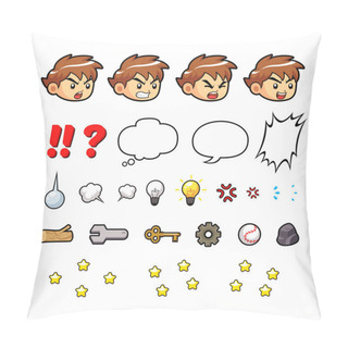 Personality  Suitable For Side Scrolling, Action, Adventure, And Endless Runner Game. Pillow Covers