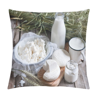 Personality  Dairy Products And Grains Pillow Covers