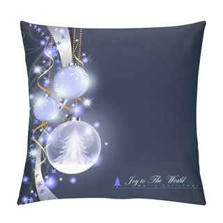 Personality  Abstract Christmas Background. Pillow Covers