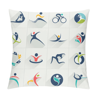 Personality  Icons And Logos Pillow Covers