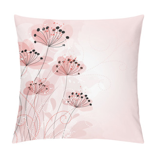 Personality  Romantic Flower Background Pillow Covers