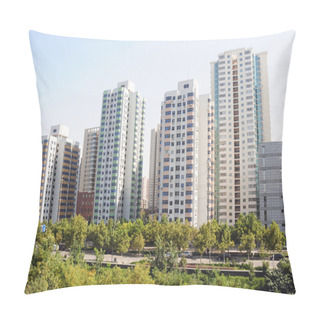 Personality  Apartment Buildings Pillow Covers