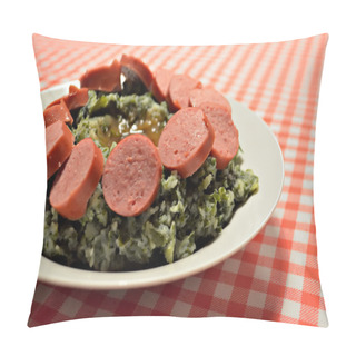 Personality  Traditional Dutch Dish ‘boerenkool Stamppot’. Pillow Covers