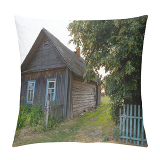 Personality  Street Of An Old Village With Wooden Houses At Sunset 2020 Pillow Covers
